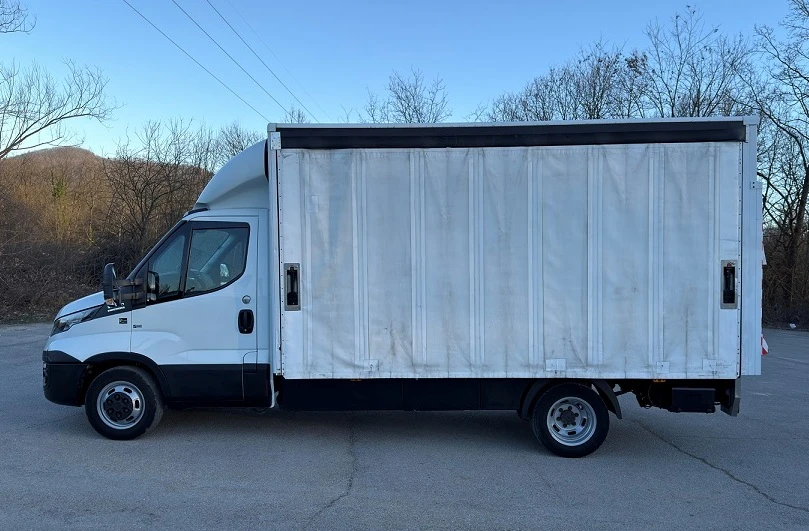 Iveco 35c18 3.0* HI-MATIC* БОРД* ФУРГОН+ ЩОРА* КЛИМА* 3.5т, снимка 5 - Бусове и автобуси - 52861673