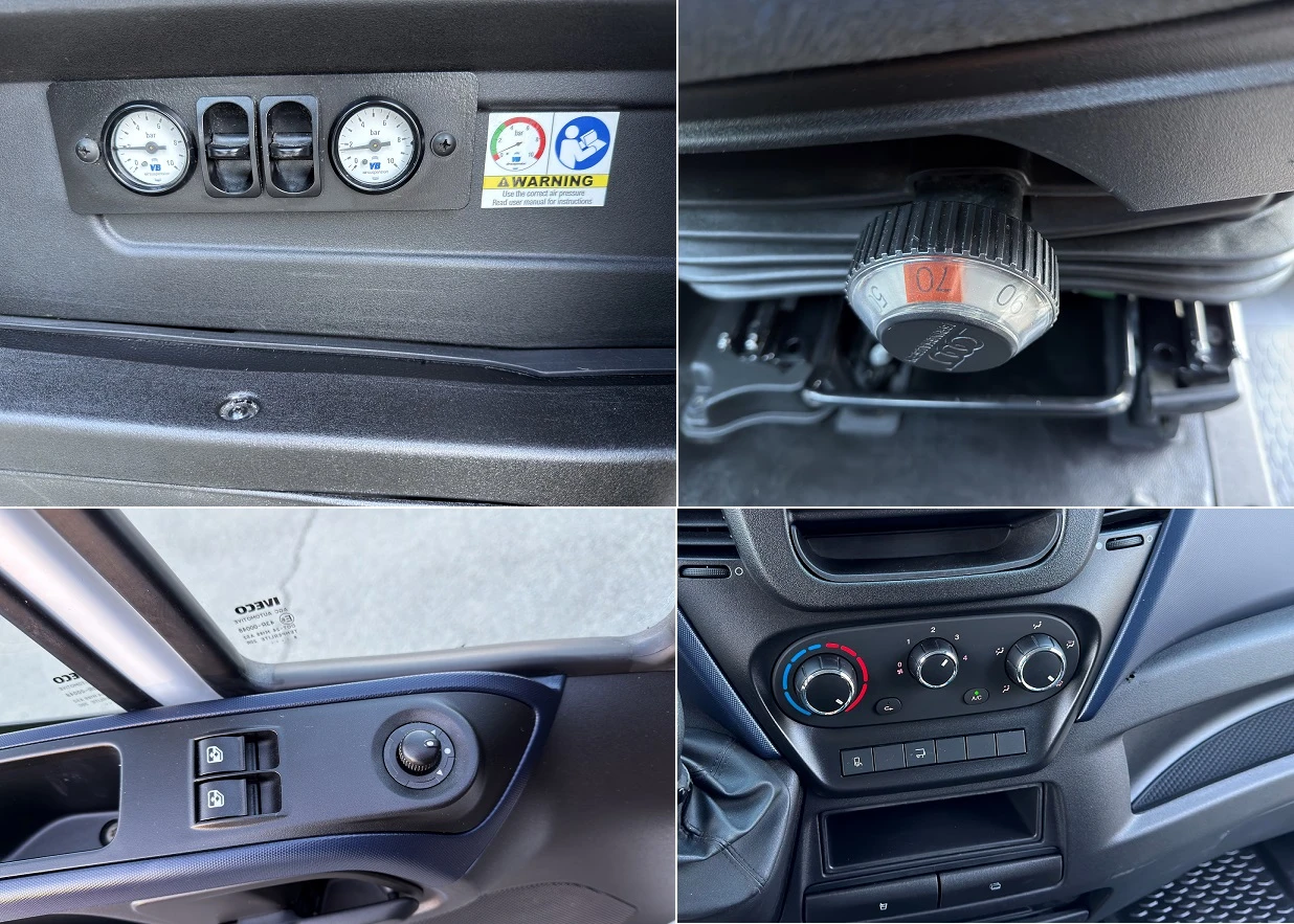 Iveco 35c18 3.0* HI-MATIC* БОРД* ФУРГОН+ ЩОРА* КЛИМА* 3.5т, снимка 14 - Бусове и автобуси - 52861673