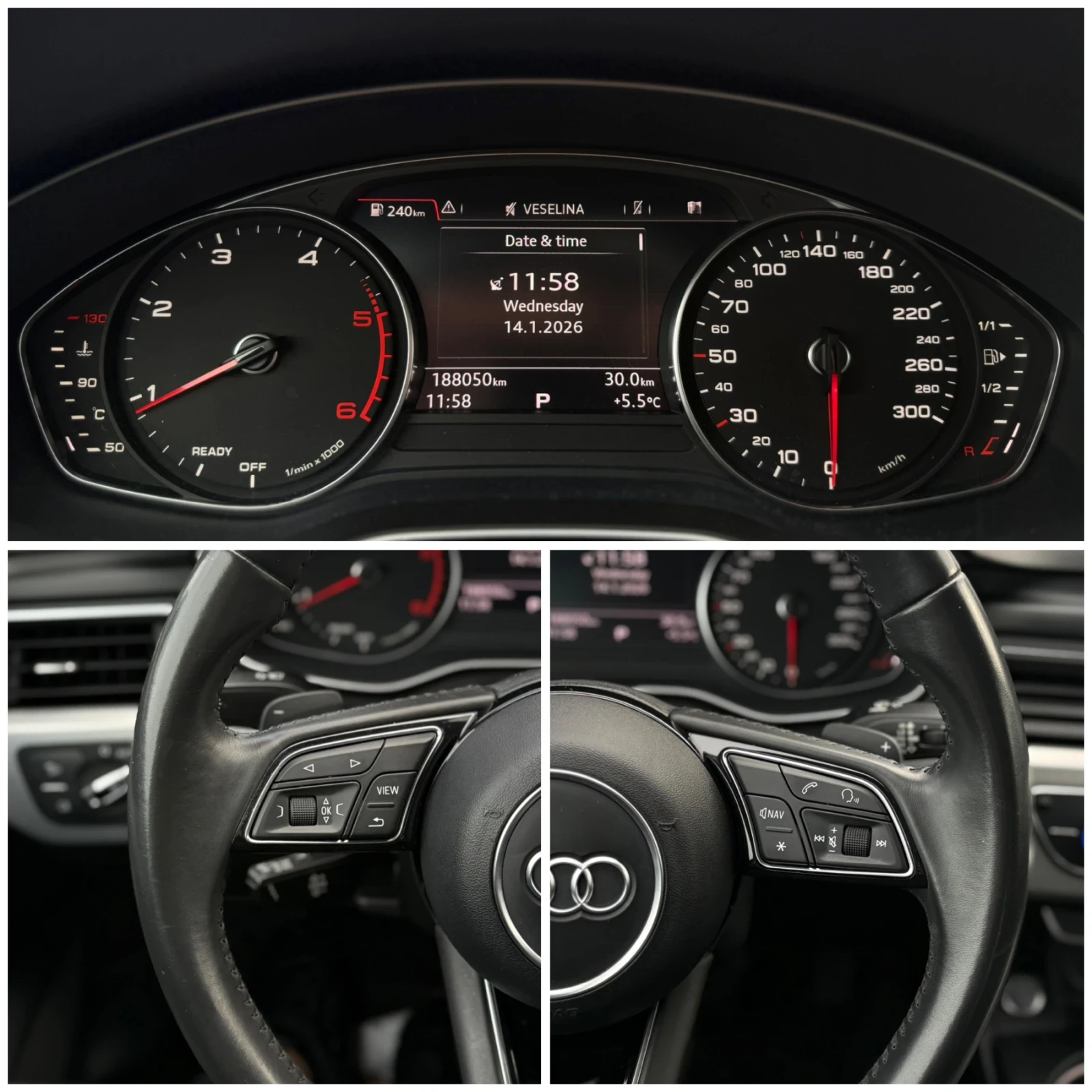 Audi A4 2.0TDI S line LED Автомат - изображение 10