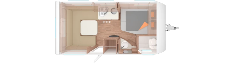 Каравана Weinsberg CaraTwo 450FU Мувър, Солар, Форселт и др, снимка 15 - Каравани и кемпери - 52867469