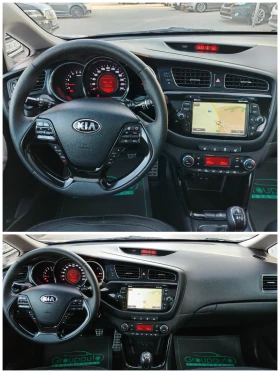 Kia Ceed 1.4CRDI-90к.с/НАВИГАЦИЯ/КАМЕРА/КОЖА/ПАНОРАМА!!! , снимка 11