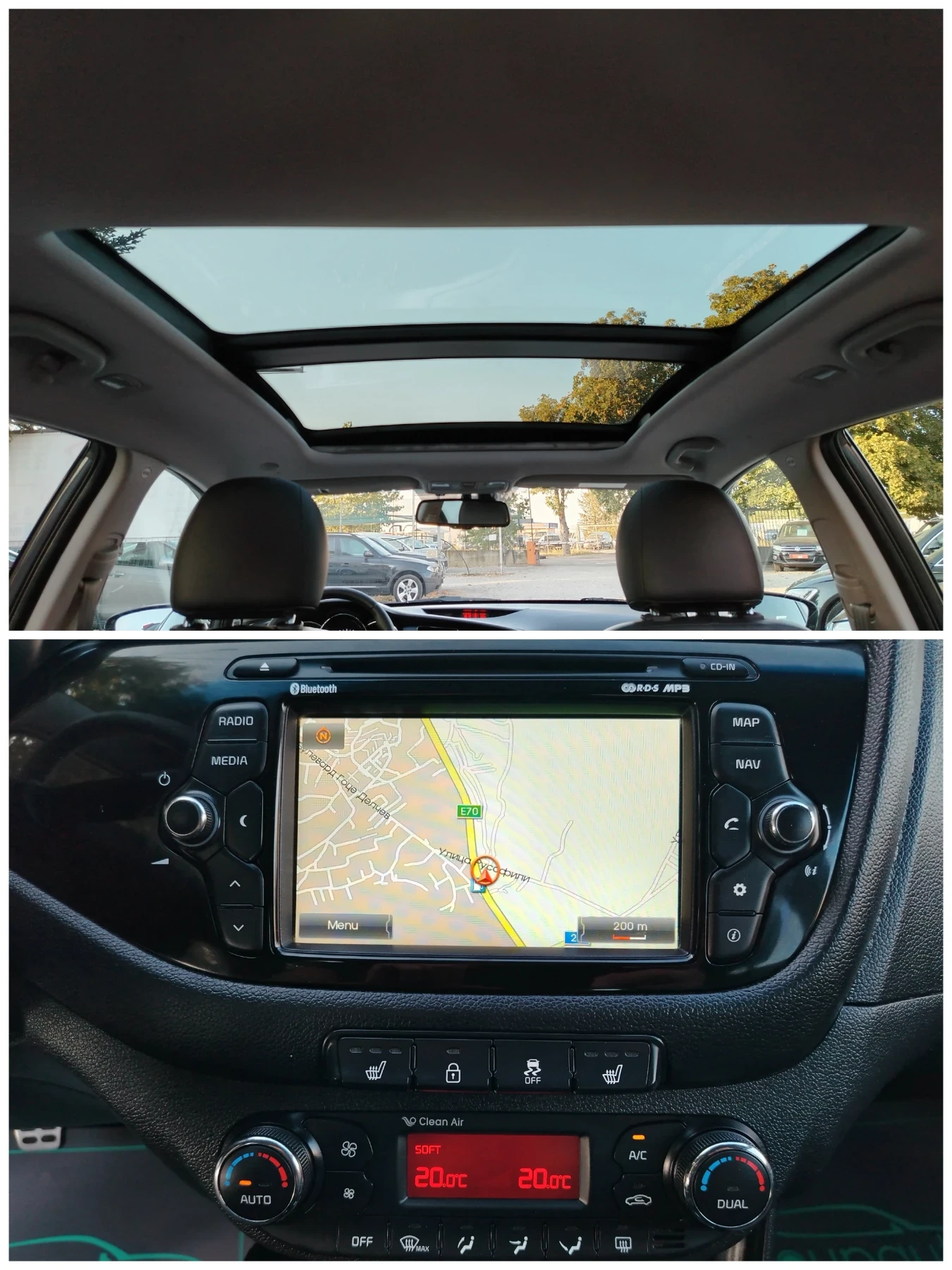 Kia Ceed 1.4CRDI-90к.с/НАВИГАЦИЯ/КАМЕРА/КОЖА/ПАНОРАМА!!!  | Mobile.bg — изображение 12