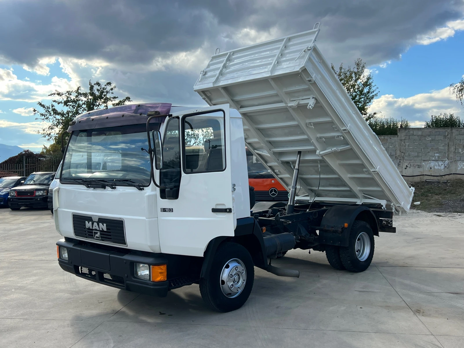 Man 8.163 Тристранен САМОСВАЛ  - изображение 4