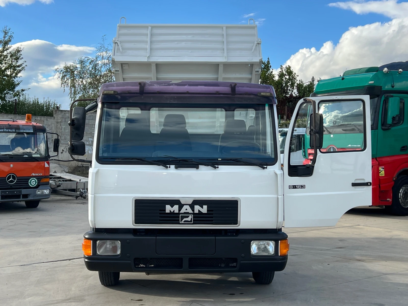 Man 8.163 Тристранен САМОСВАЛ  - изображение 3
