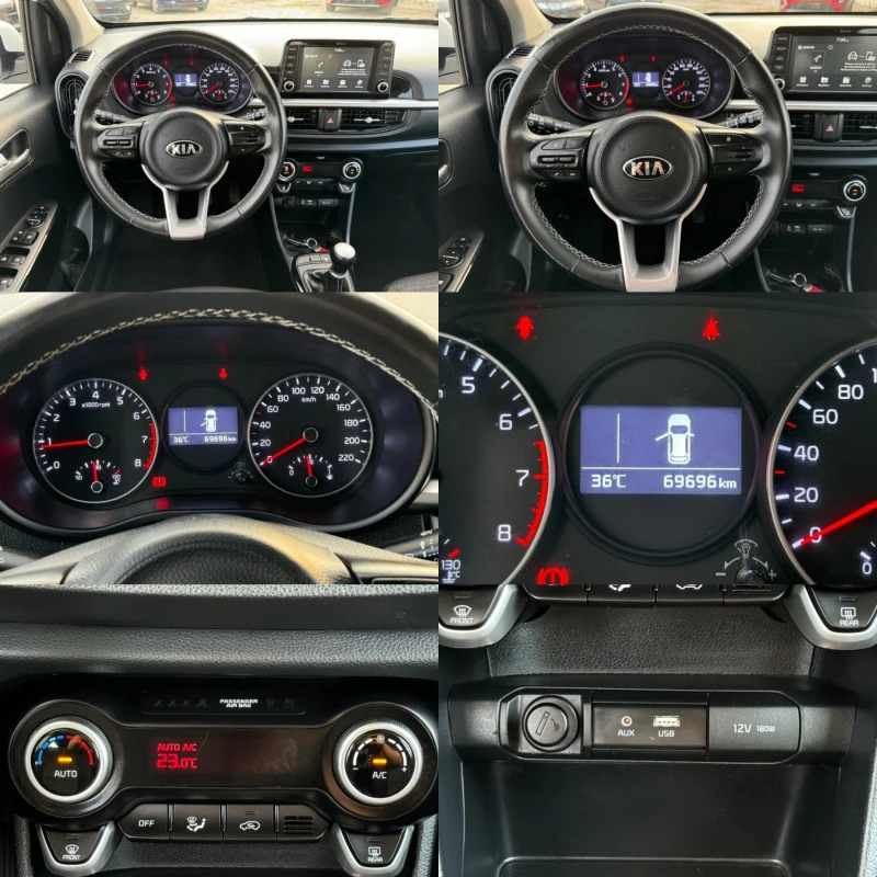 Kia Picanto ГАЗ / KEYLESS / КАМЕРА / 2020 / ЕURO 6D , снимка 14 - Автомобили и джипове - 46563541