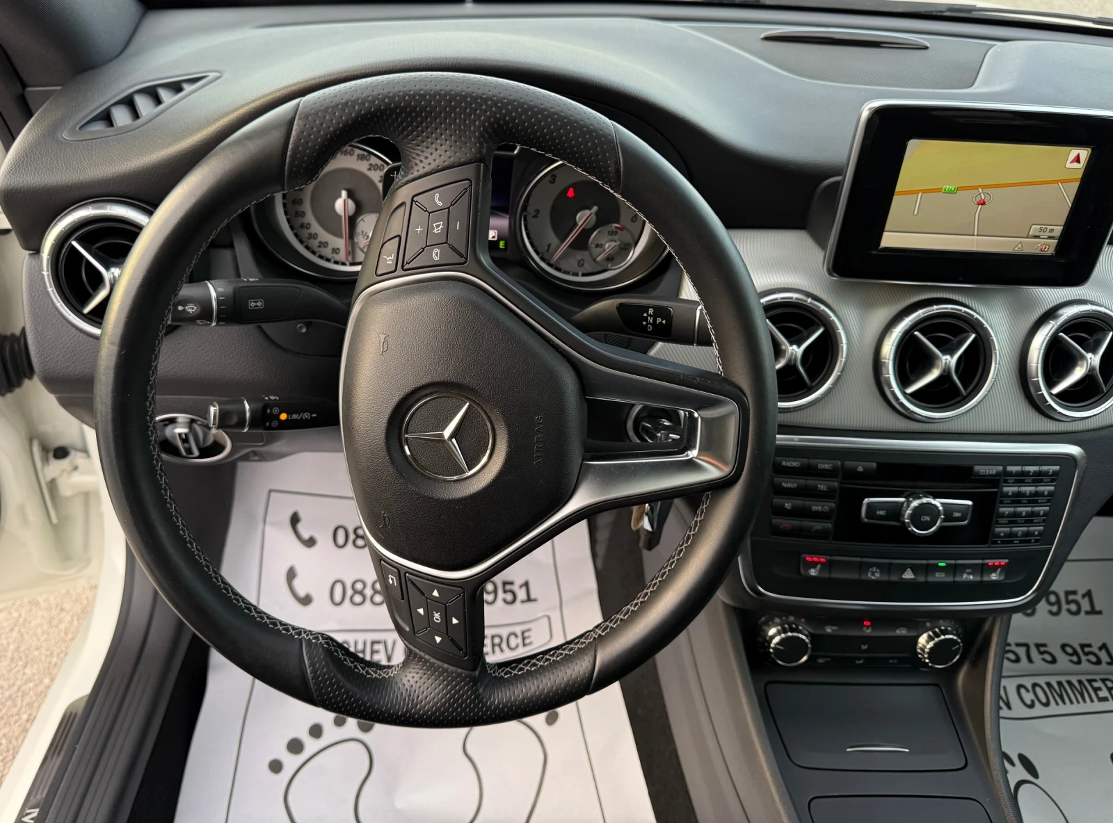 Mercedes-Benz CLA 220 2.2-cdi-183.000km-NEW-PANORAMA-LED-PODGREV-FULL | Mobile.bg   12