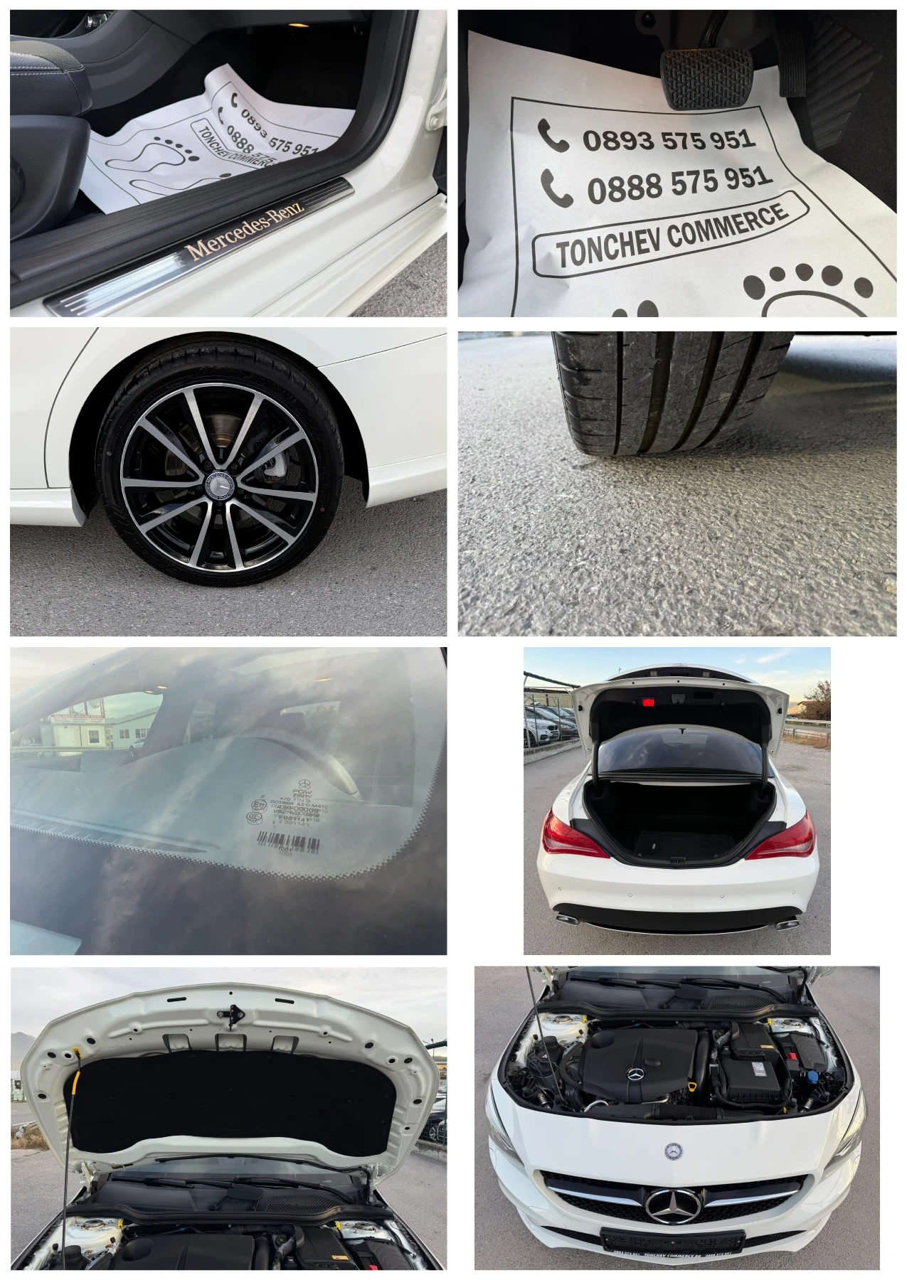 Mercedes-Benz CLA 220 2.2-cdi-183.000km-NEW-PANORAMA-LED-PODGREV-FULL | Mobile.bg   17