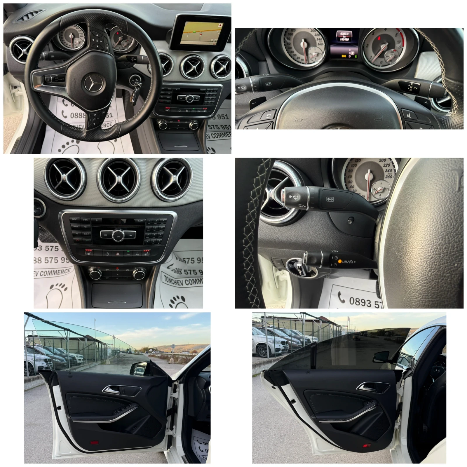 Mercedes-Benz CLA 220 2.2-cdi-183.000km-NEW-PANORAMA-LED-PODGREV-FULL | Mobile.bg   15