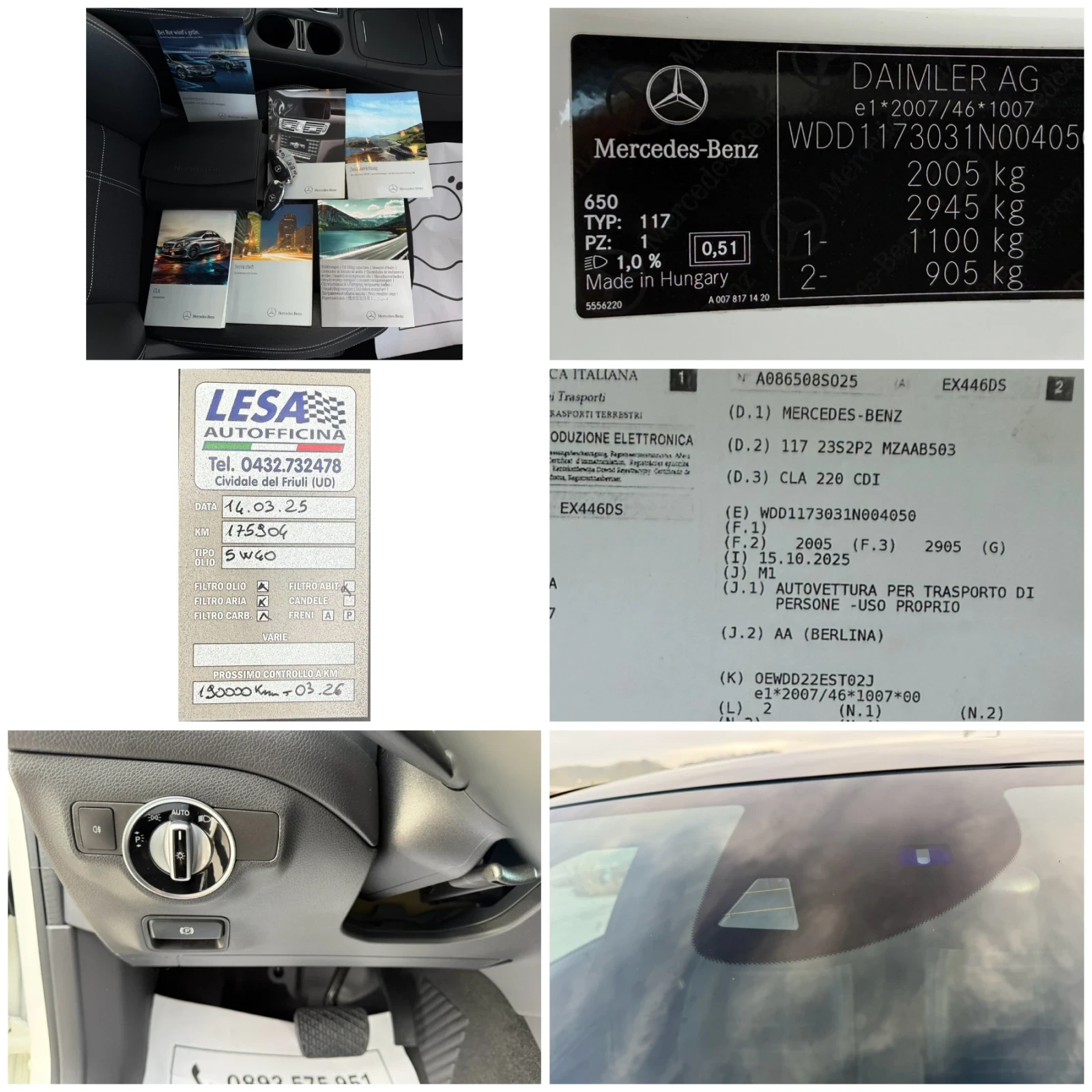 Mercedes-Benz CLA 220 2.2-cdi-183.000km-NEW-PANORAMA-LED-PODGREV-FULL | Mobile.bg   16