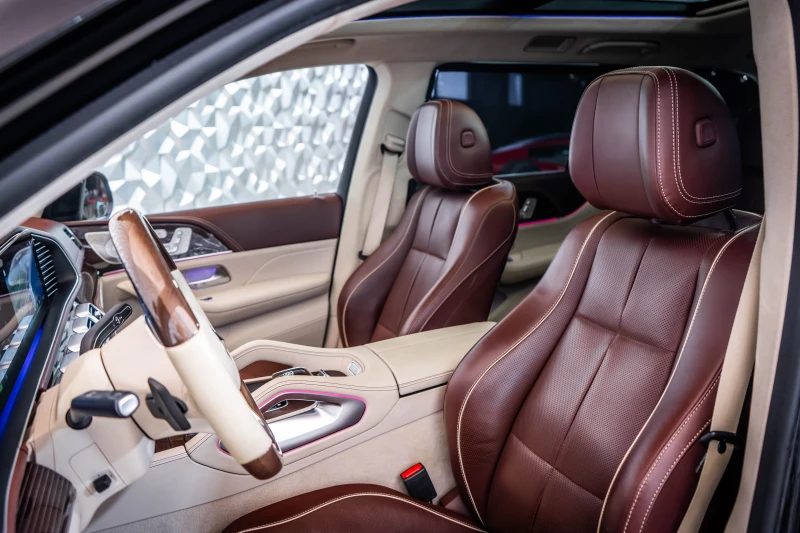Mercedes-Benz GLS 600 Maybach 4M * ActiveBody* Burmester* Теглич, снимка 12 - Автомобили и джипове - 52705569