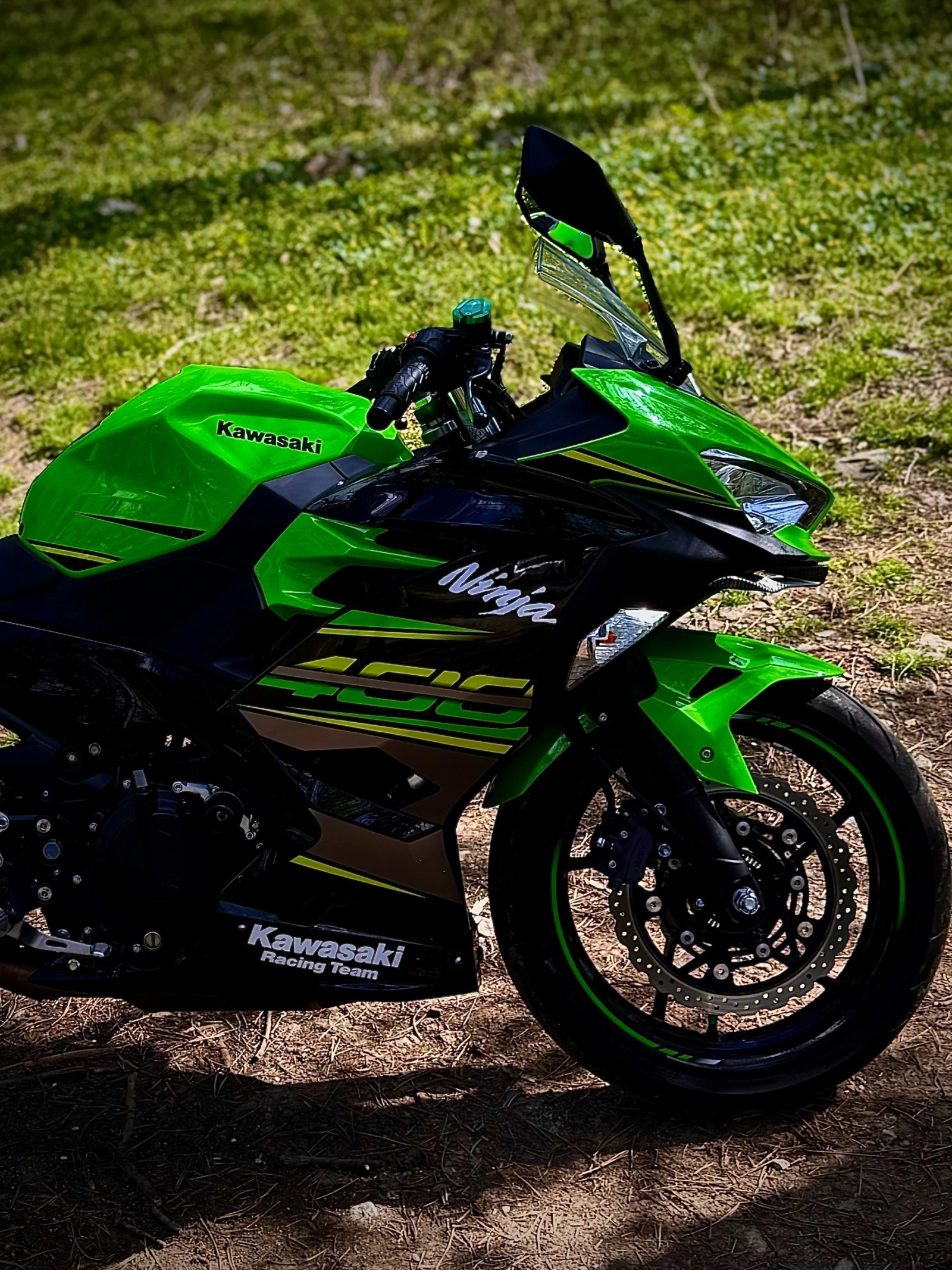 Kawasaki Ninja KAWASAKI NINJA 400 // A2 // ABS // ОБСЛУЖЕН // ТОП, снимка 4 - Мотоциклети и мототехника - 54833587