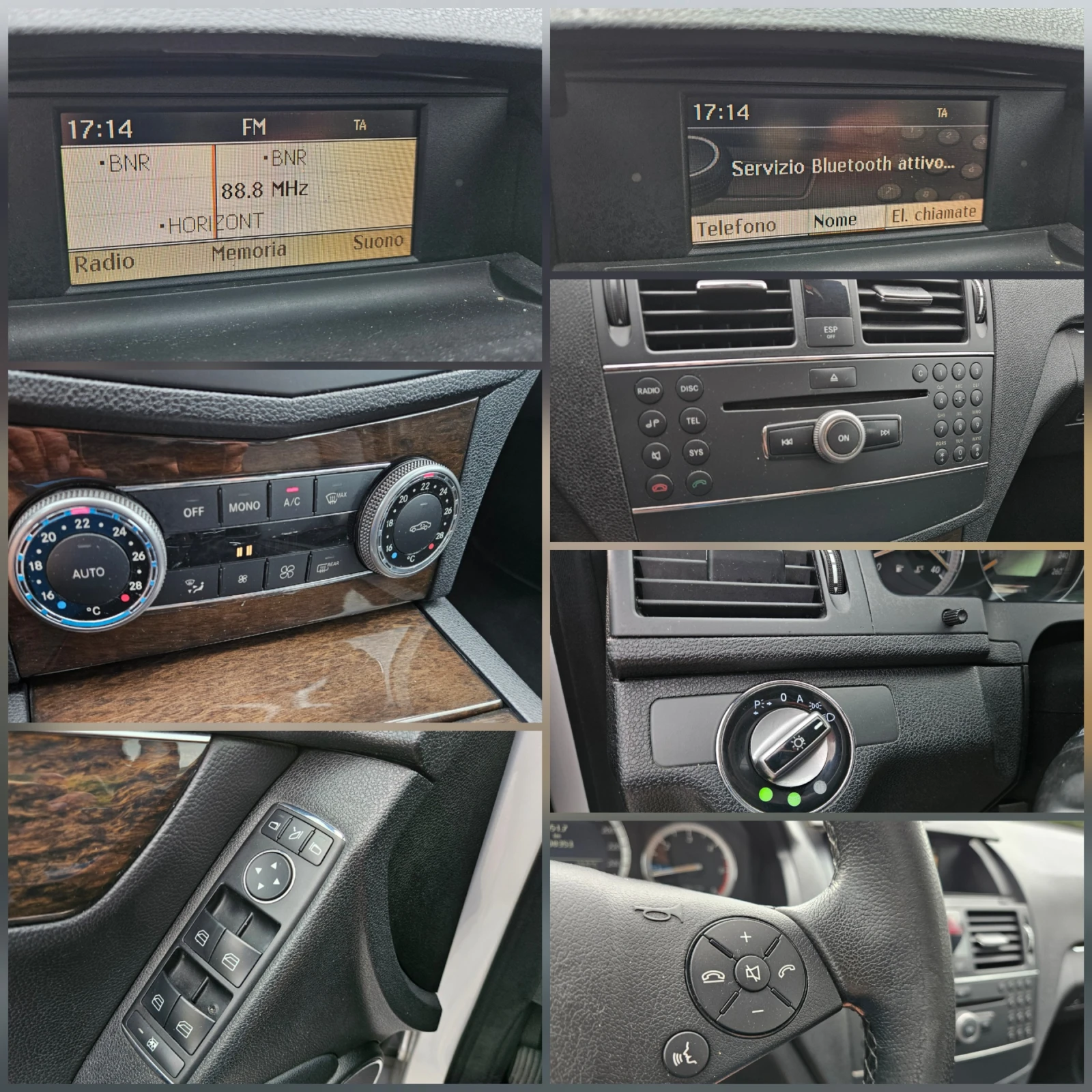 Mercedes-Benz C 220 2.2Cdi 646kod/KOJA/NAVIG/ TOP, снимка 15 - Автомобили и джипове - 55409693