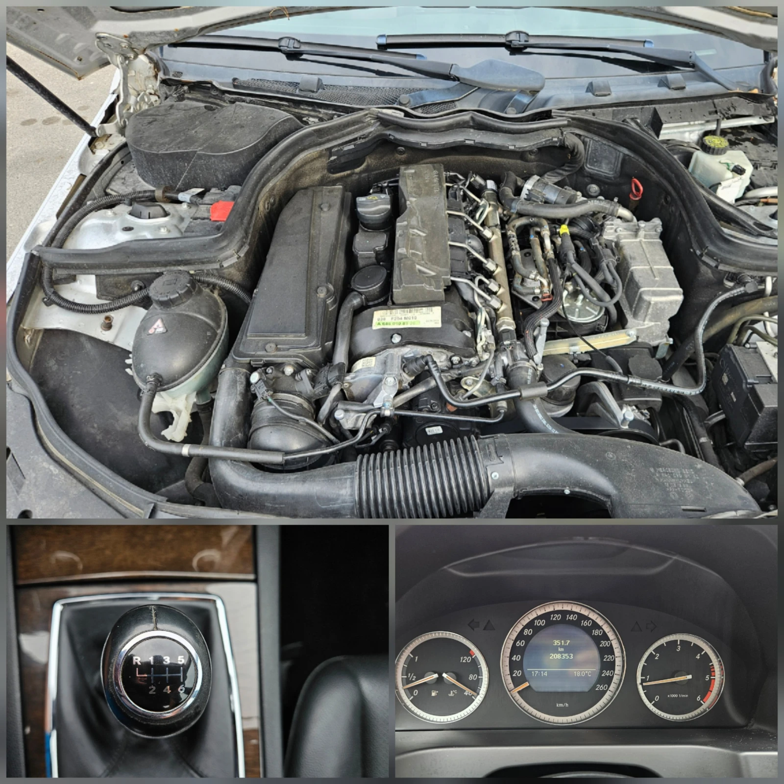 Mercedes-Benz C 220 2.2Cdi 646kod/KOJA/NAVIG/ TOP, снимка 16 - Автомобили и джипове - 55409693