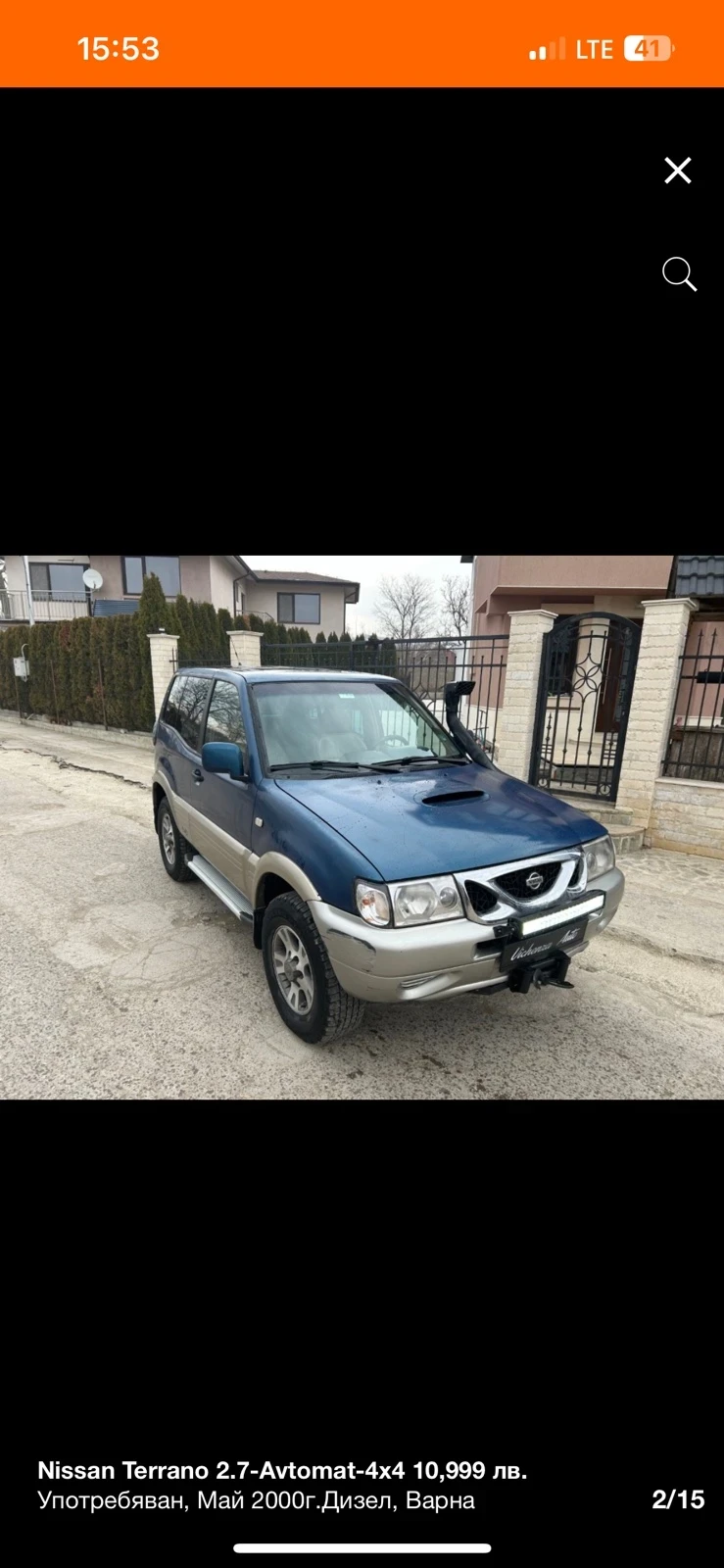 Nissan Terrano, снимка 11 - Автомобили и джипове - 48357442