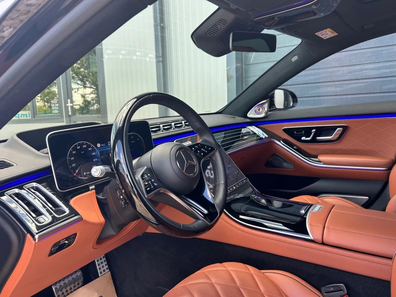 Mercedes-Benz S 400 S400d 4Matic Long AMG 4d Burmester Pano, снимка 10 - Автомобили и джипове - 47914398