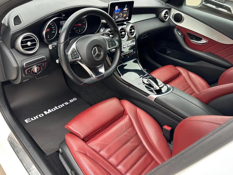 Mercedes-Benz C 220 d, AMG LINE, EXCLUSIVE, PANORAMA, CAMERA, СЕРВИЗНА, снимка 8 - Автомобили и джипове - 52442197