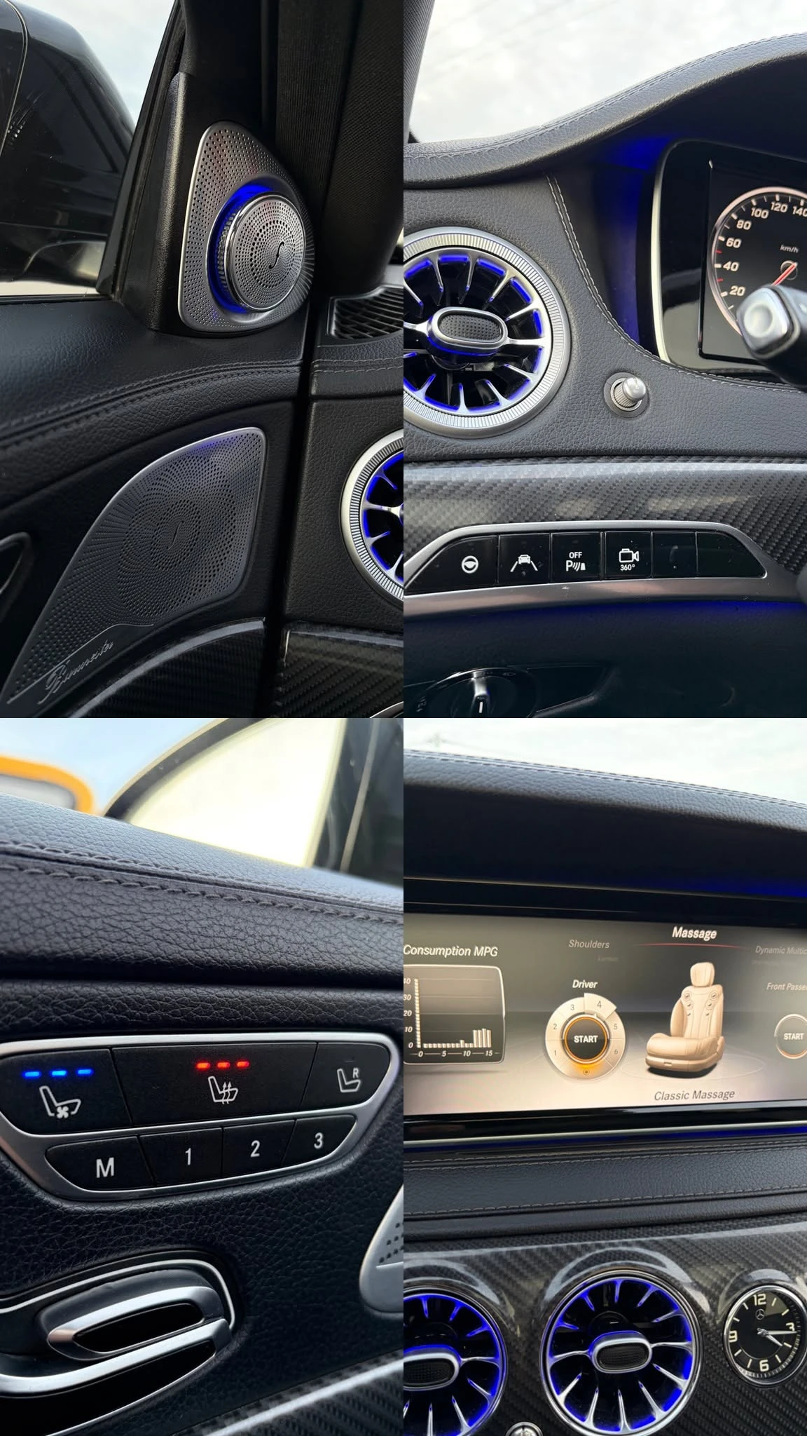 Mercedes-Benz S 550 BRABUS 700, снимка 13 - Автомобили и джипове - 54826939