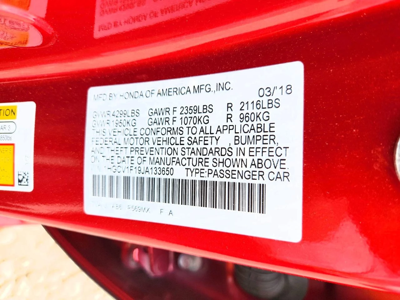 Honda Accord 1.5l Lx, снимка 12 - Автомобили и джипове - 55944968