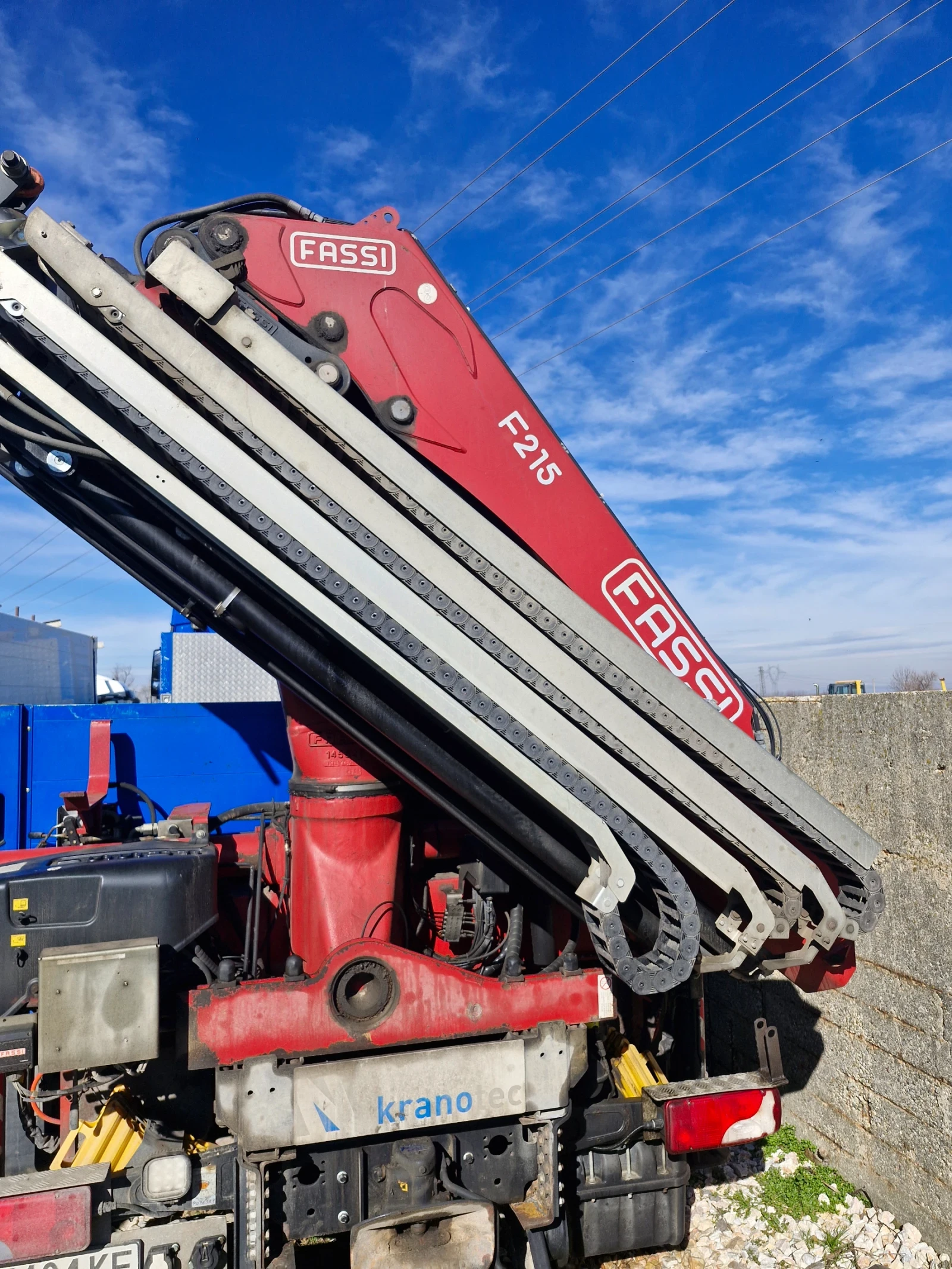 Man Tgx Камион с кран Fassi - изображение 5