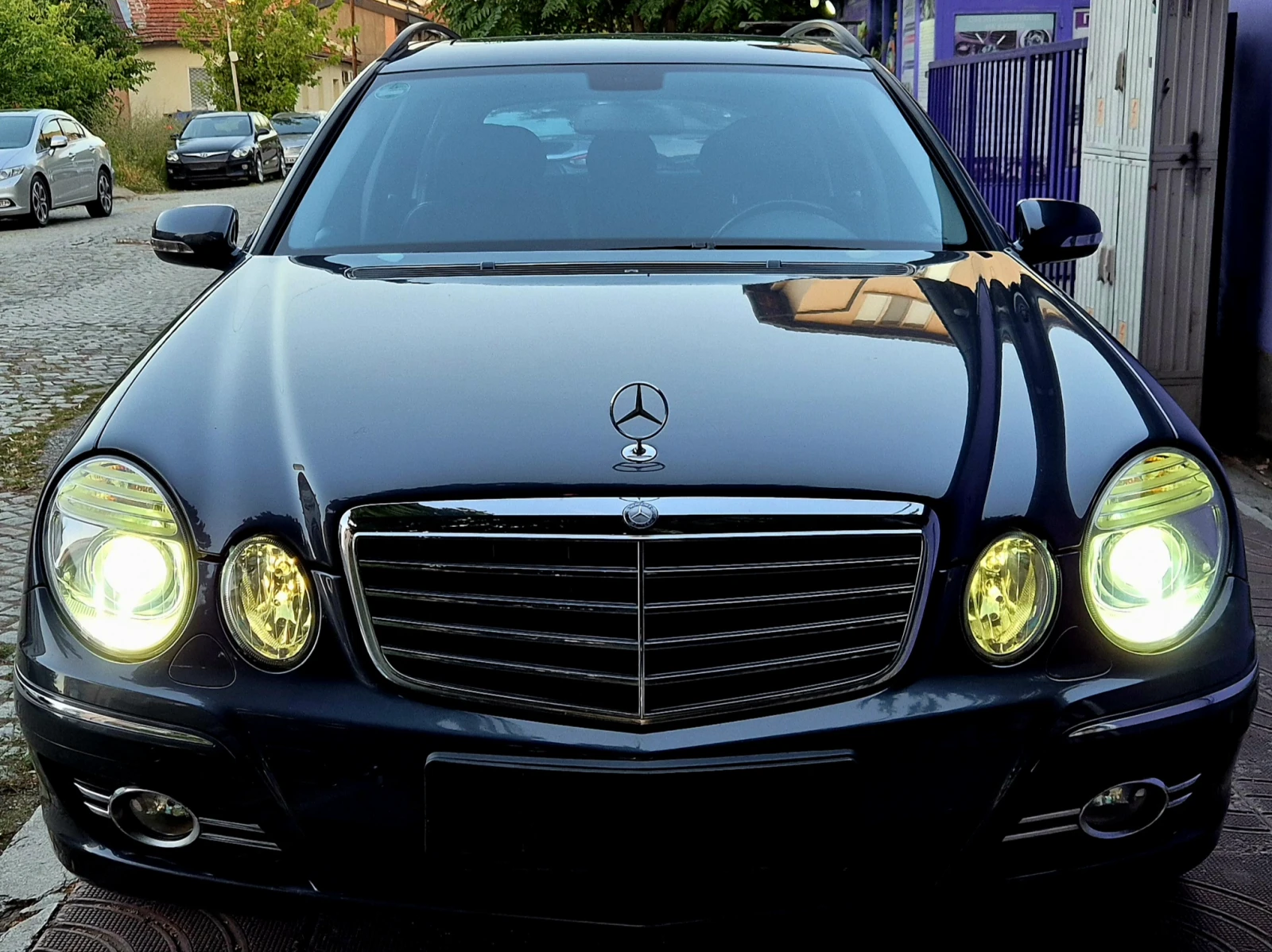 Mercedes-Benz E 200 2.0i-kompressor-AVANTGARDE-navi-avtomat-нов, снимка 4 - Автомобили и джипове - 55287357