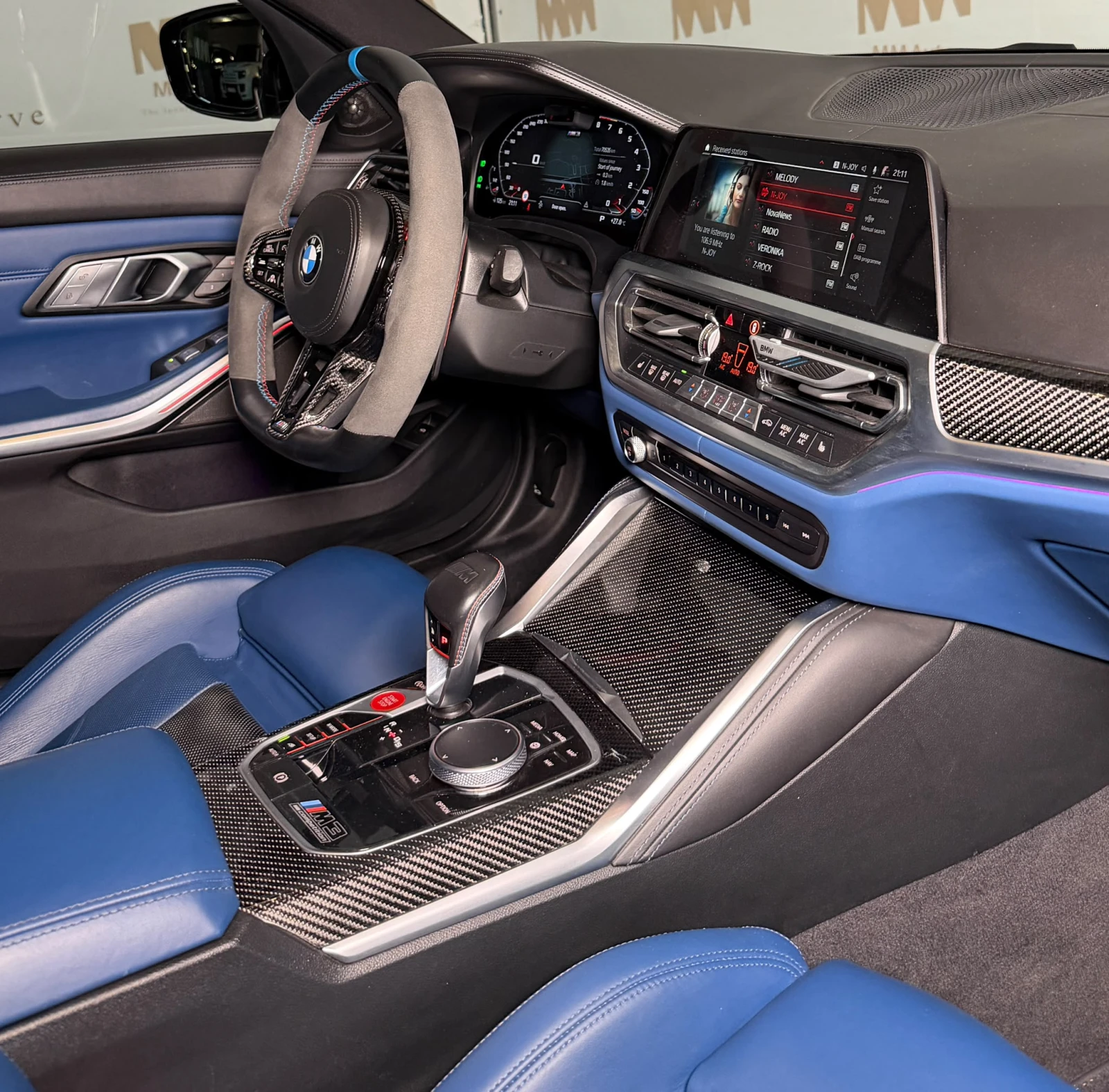 BMW M3 Competition xDrive* Carbon* M Drivers Pack* HuD, снимка 11 - Автомобили и джипове - 56166053