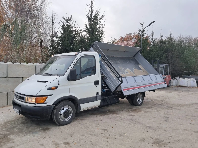 Iveco 35c11 Самосвал с кран, снимка 1 - Бусове и автобуси - 48055470