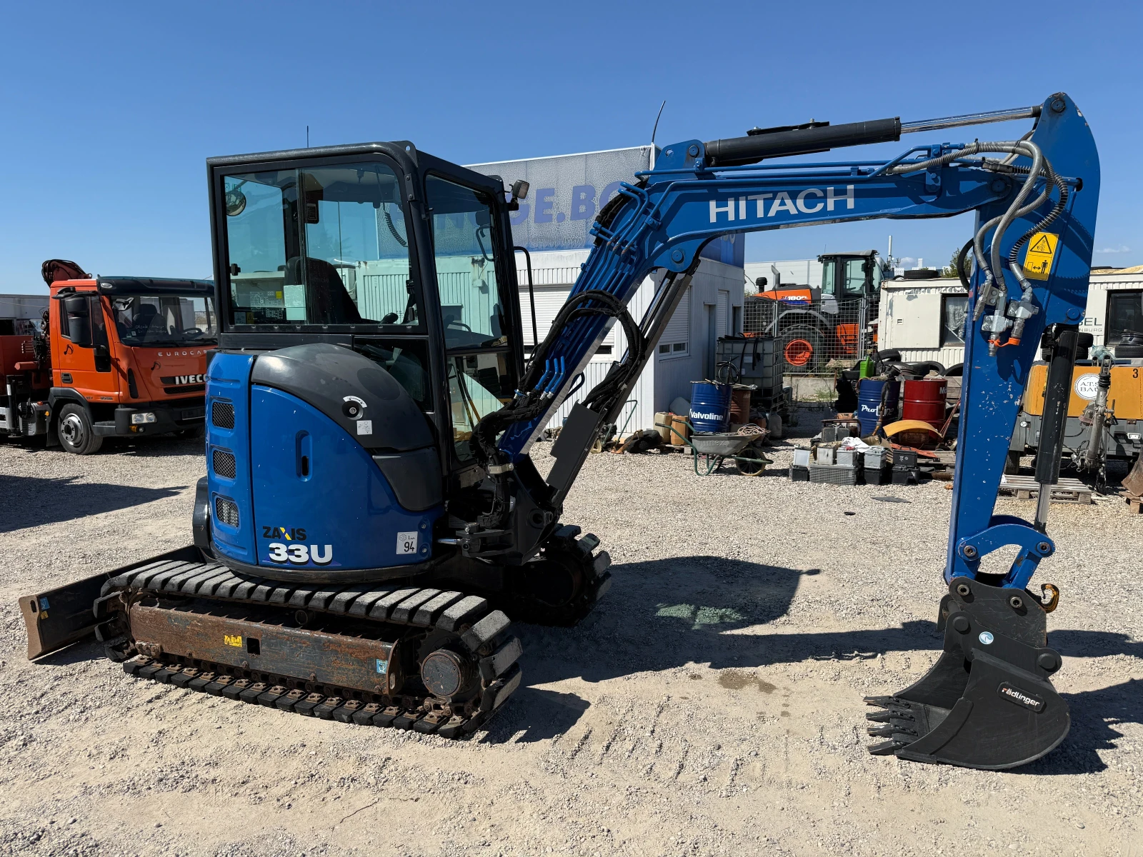 Багер Hitachi ZX 33U-6, снимка 14 - Индустриална техника - 55803486