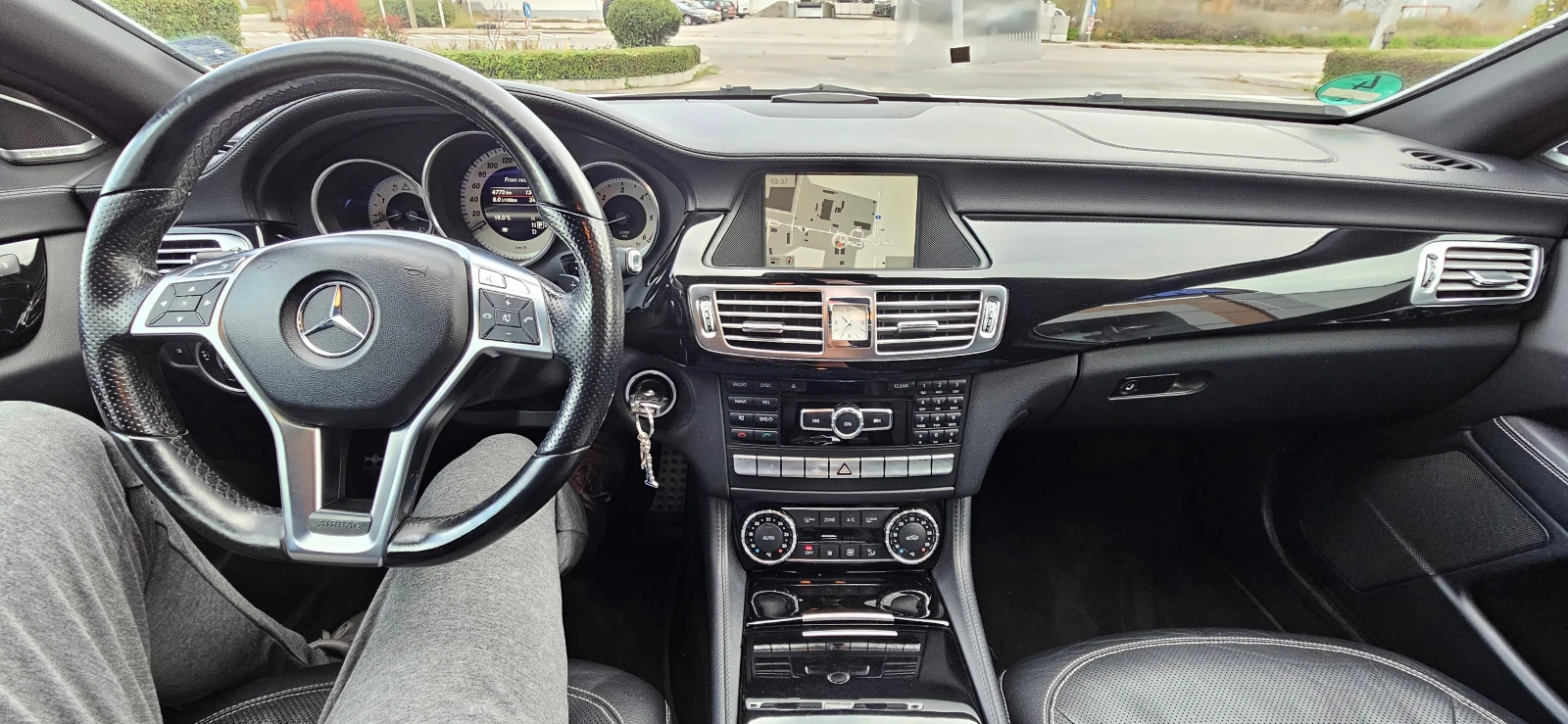 Mercedes-Benz CLS 350 AMG dist+ , обдухване, обслужена - изображение 9