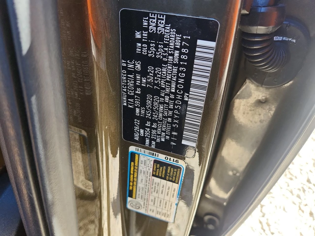 Kia Telluride 3.8l Sx, снимка 13 - Автомобили и джипове - 54429654