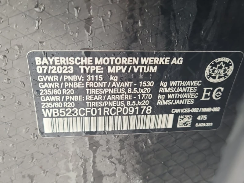 BMW iX * XDRIVE50 SPORT UTILITY 4D * CARFAX * , снимка 7 - Автомобили и джипове - 53027383