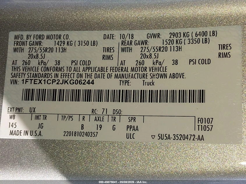 Ford F150 2.7L V-6 DI, DOHC, VVT, TURBO, 325HP 4X2 Drive | Mobile.bg � ����������� 9