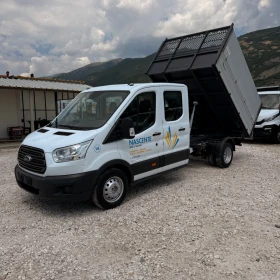 Ford Transit Самосвал-Евро6-КЛИМАТИК-7местен-3.5т-Б-кат!!, снимка 1