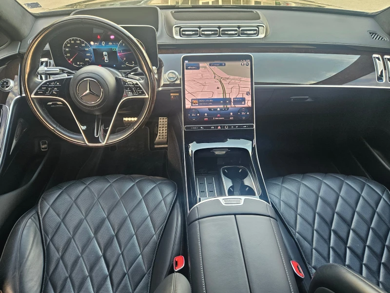 Mercedes-Benz S 400 d///AMG/LONG/4x4/FULL/Гаранция!!!, снимка 11 - Автомобили и джипове - 50304221