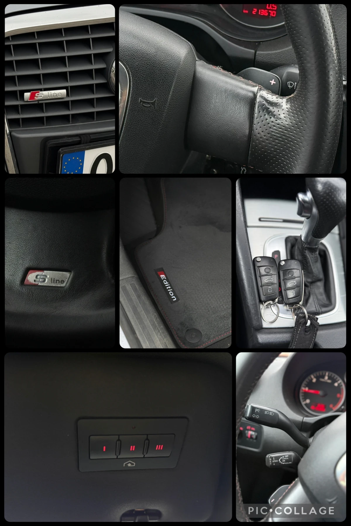 Audi A3 S-line* АВТОМАТ* КСЕНОН* , снимка 16 - Автомобили и джипове - 56750761