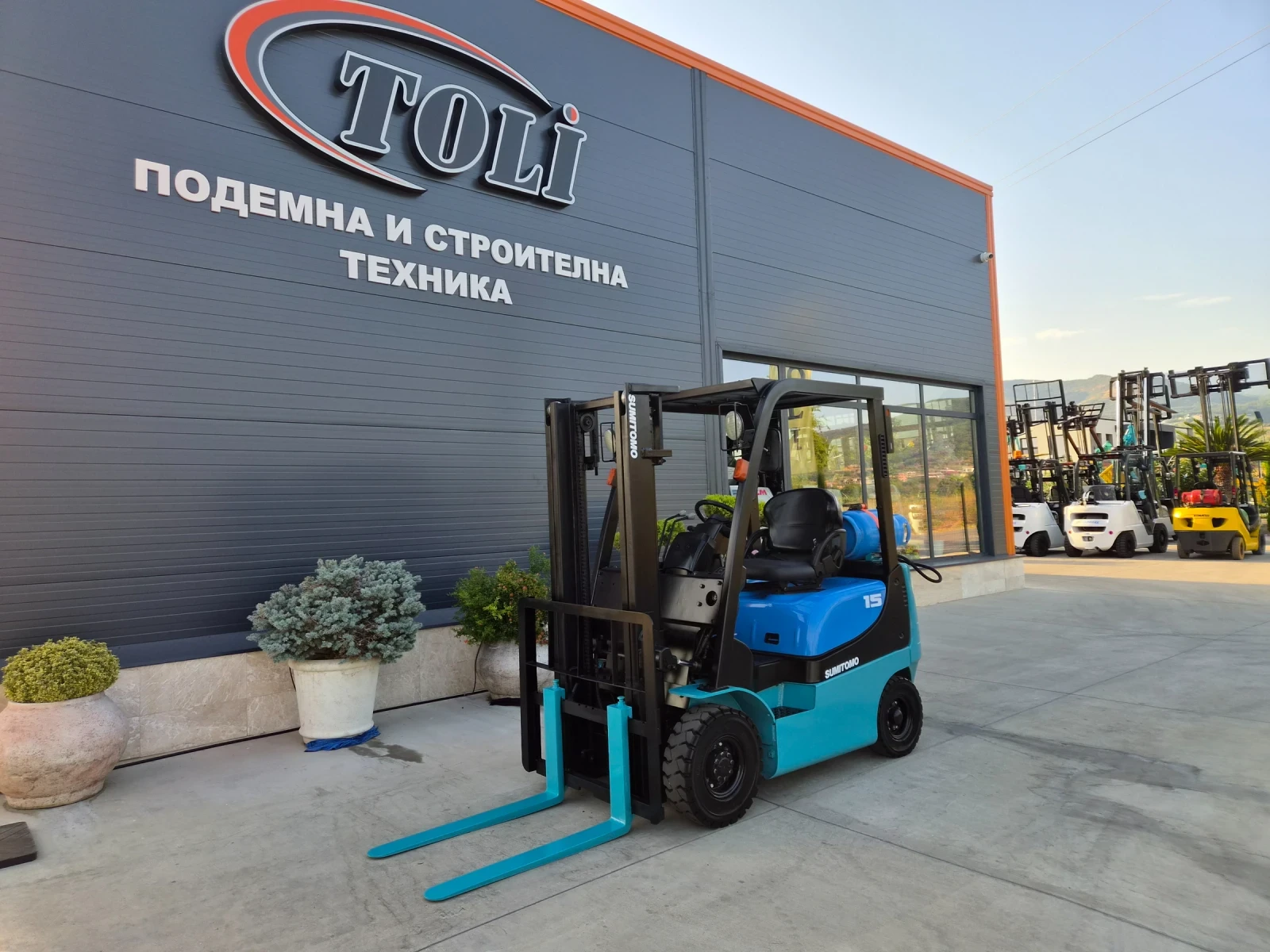 Мотокар Yale SUMITOMO / ГАЗОКАР /АВТОМАТ / КАТО НОВ !