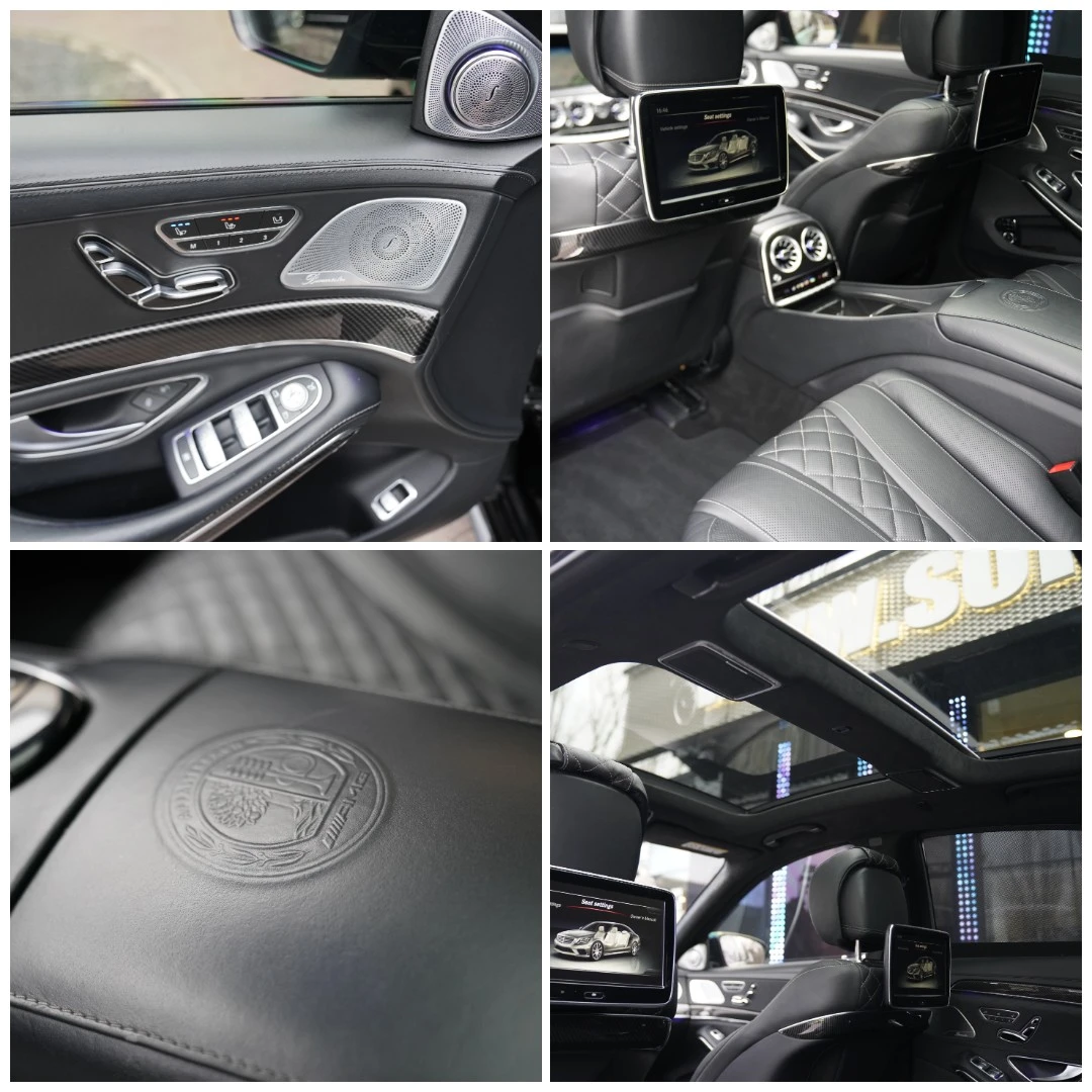 Mercedes-Benz S 63 AMG Long 4Matic BRABUS Optic, снимка 12 - Автомобили и джипове - 53593865