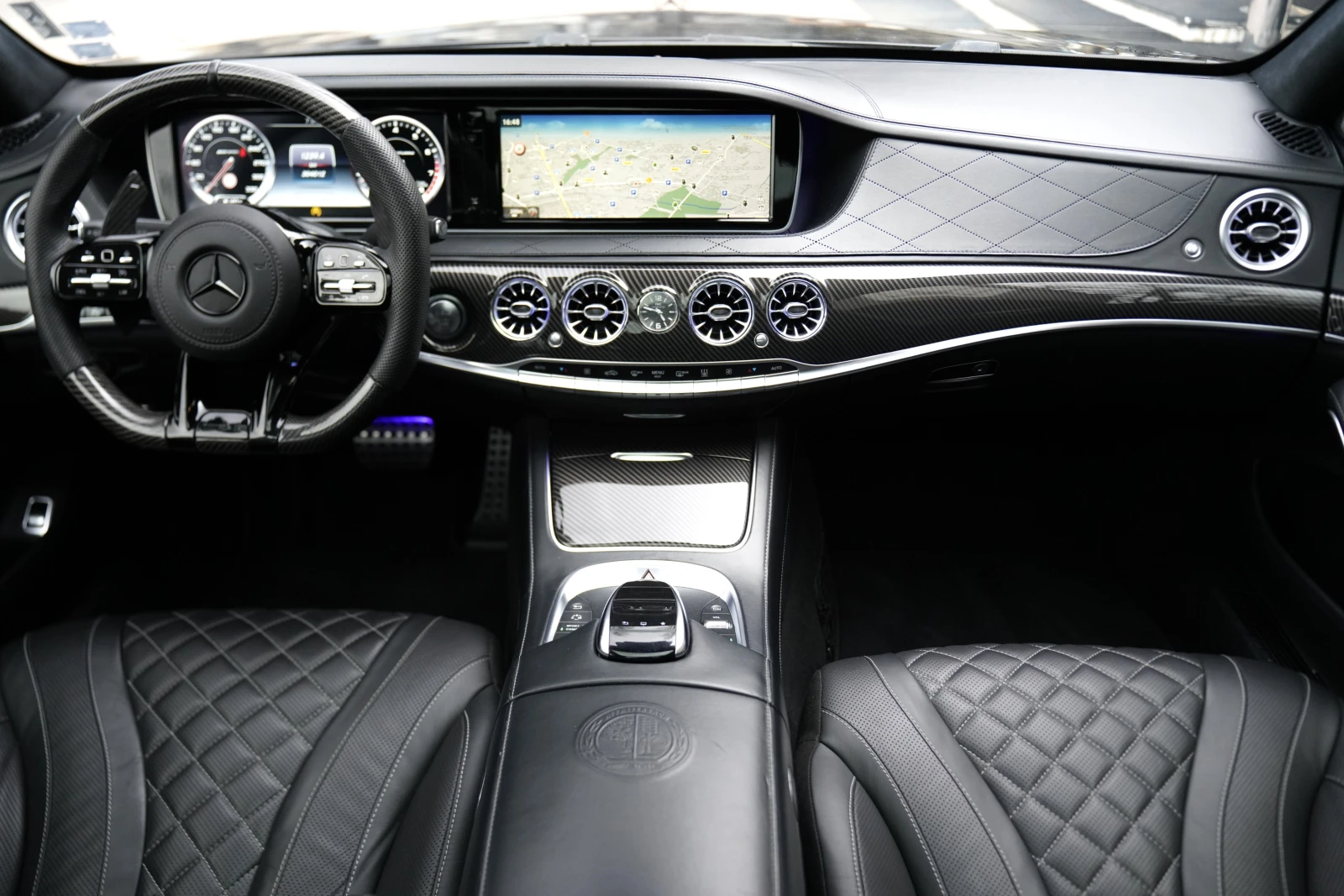 Mercedes-Benz S 63 AMG Long 4Matic BRABUS Optic, снимка 8 - Автомобили и джипове - 53593865