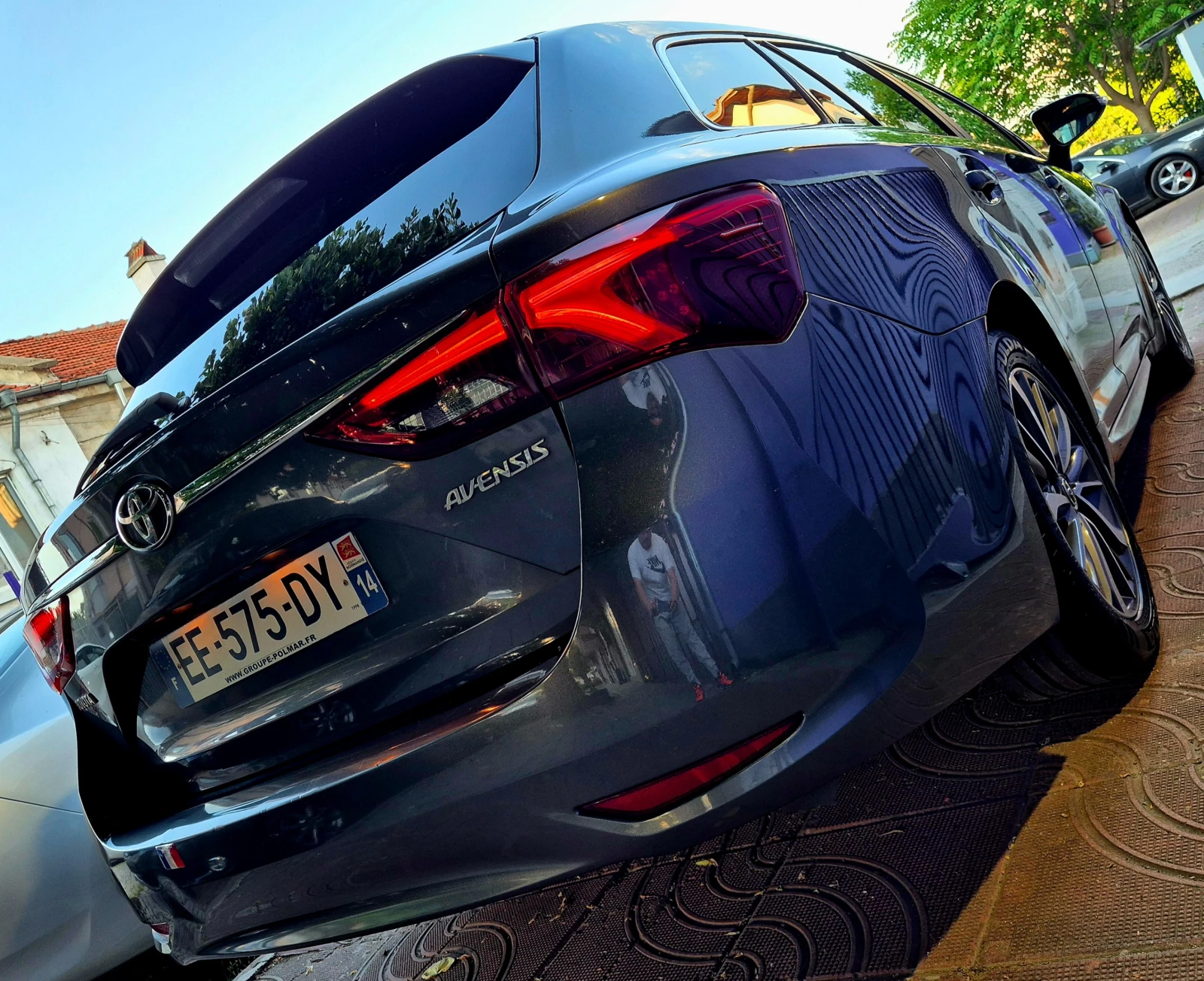 Toyota Avensis 2.0d4d-EXCLUSIVE-LUXверига-нави-6скорости-japan, снимка 8 - Автомобили и джипове - 54683965