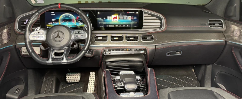 Mercedes-Benz GLE 53 4MATIC + * Carbon* Burmester* Pano* Keyless* Night, снимка 9 - Автомобили и джипове - 53364793