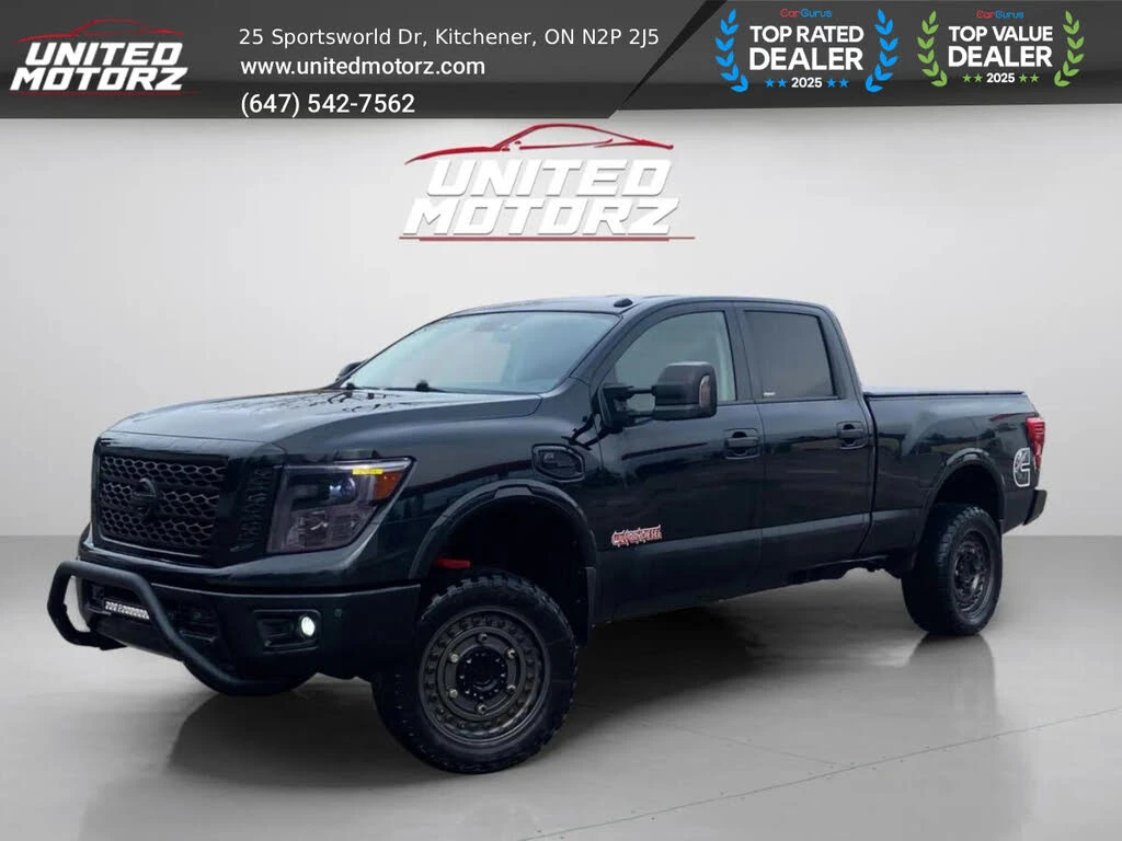 Nissan Titan crew cab XD PRO-4X* КОЖА* ПОДГРЕВ* 360 КАМЕРИ* МЪРТВА ТОЧКА, снимка 3 - Автомобили и джипове - 54265618