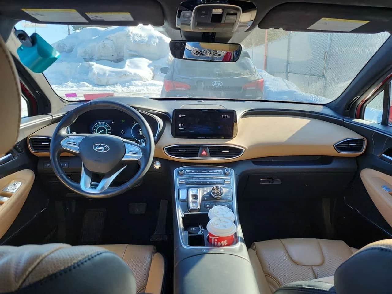 Hyundai Santa fe * ULTIMATE CALLIGRAPHY * ПОДГРЕВ/ОБДУХВАНЕ* ПАНО* , снимка 11 - Автомобили и джипове - 54112707