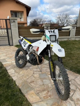 Husqvarna FE Лед Фар, FMF 4.1 titanium/carbon, снимка 1