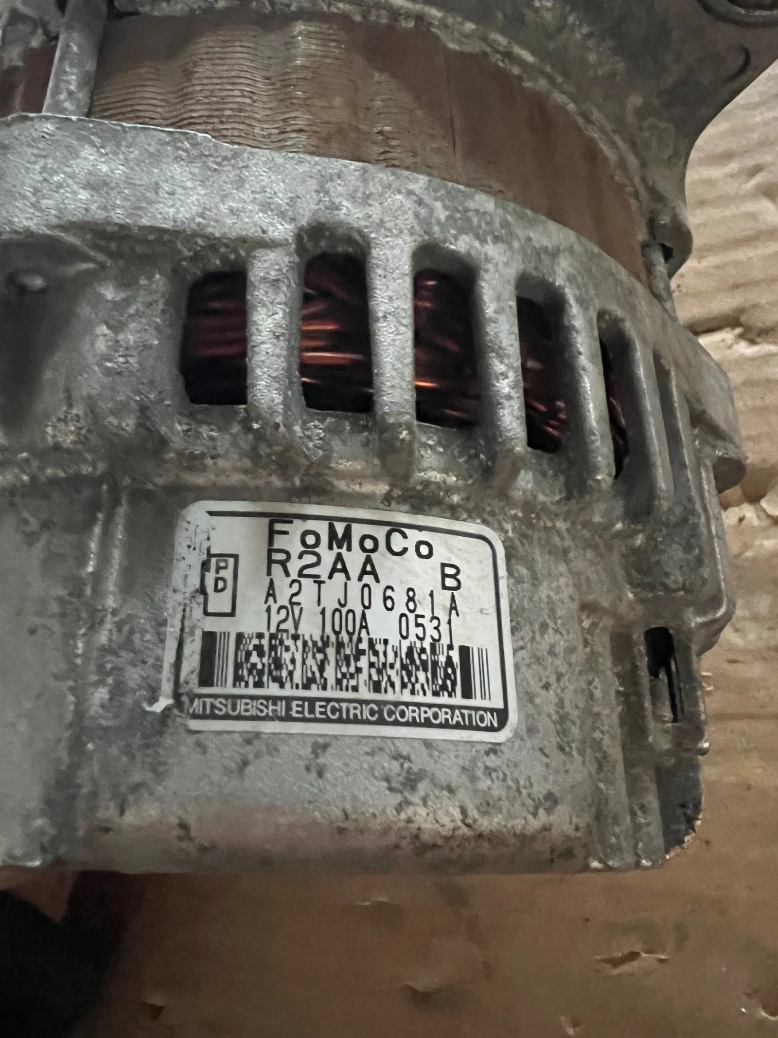 R2AA A2TJ0681A 12V 100A  ���������� MAZDA 6 2.2D R2AA A2TJ0681A  | Mobile.bg � ����������� 1