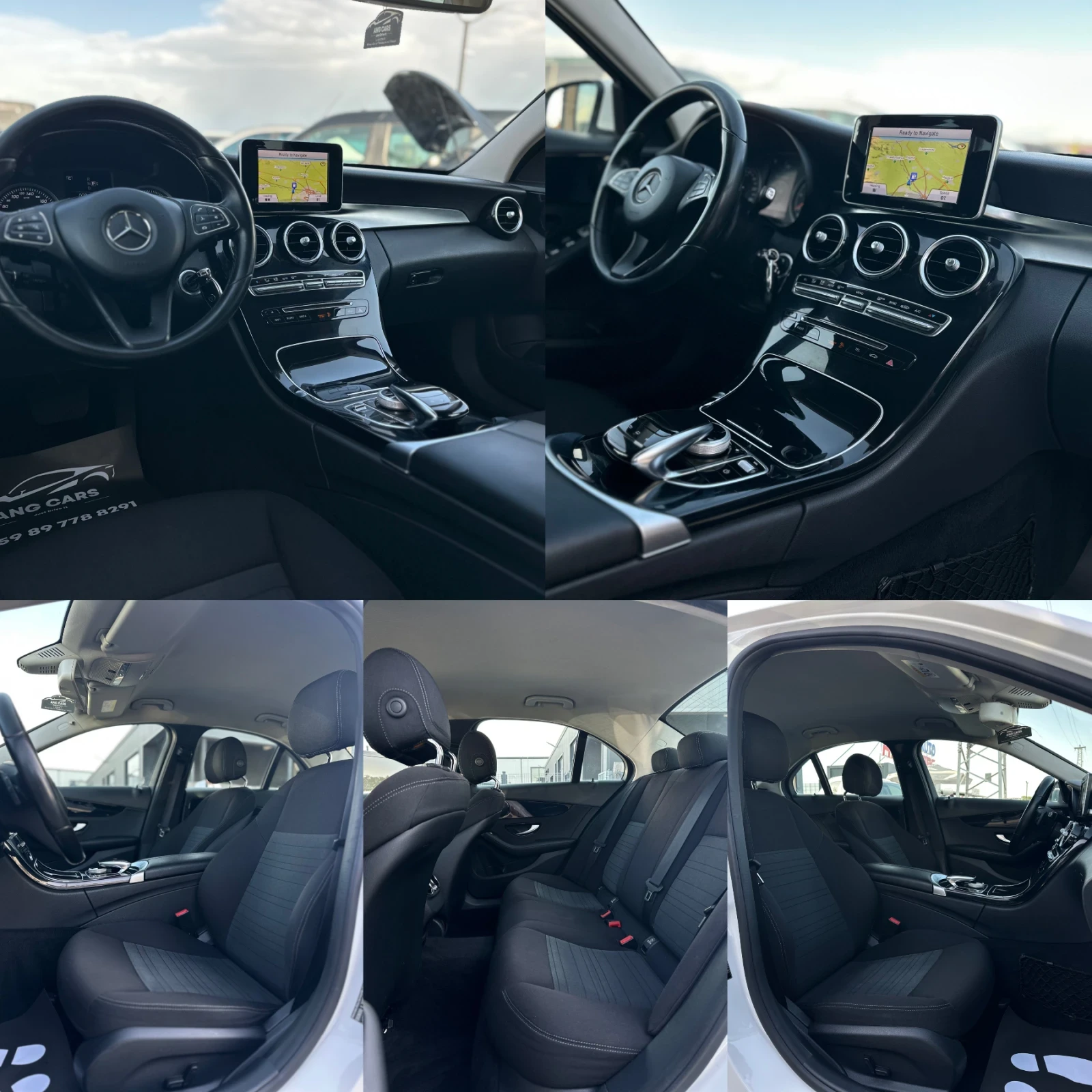 Mercedes-Benz C 220 * 2.2* 170к.с.* 7G Tronic* Bluetec* , снимка 12 - Автомобили и джипове - 54334141