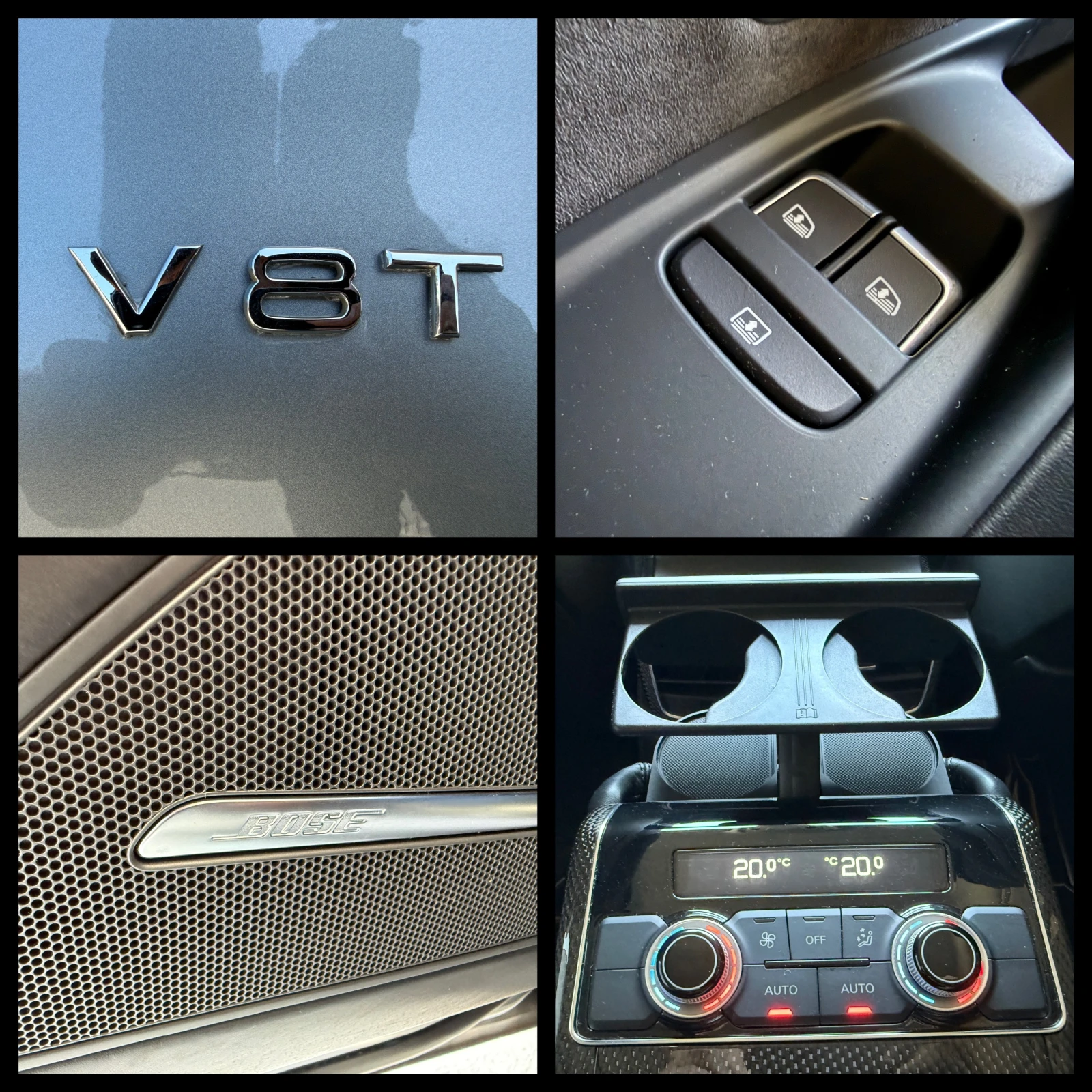 Audi S8 6 МЕСЕЦА ГАРАНЦИЯ/4.0i 520к.с. Швейцария, снимка 14 - Автомобили и джипове - 55118881