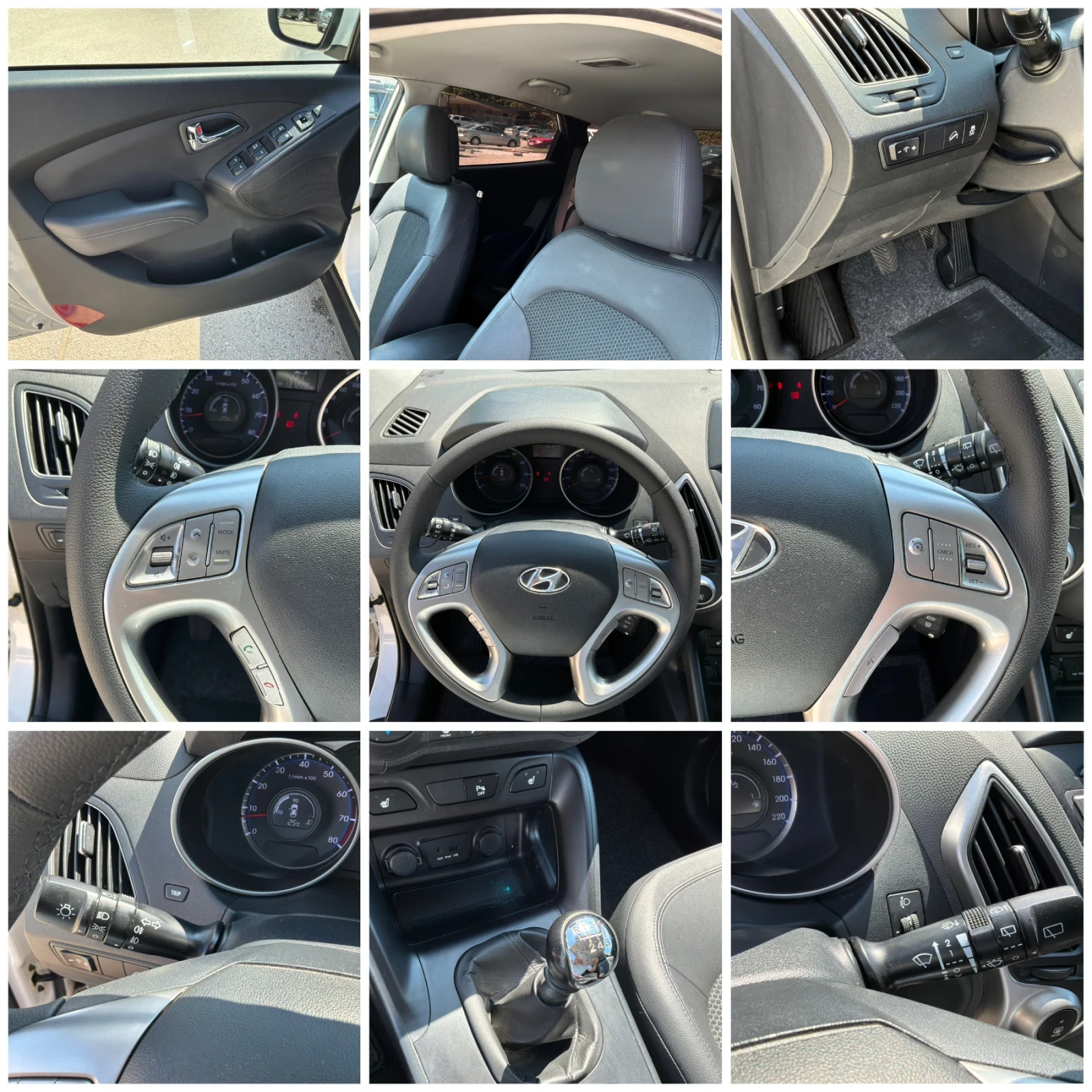 Hyundai IX35 1.6i 135к.с 6ск. Кожа 131000км., снимка 11 - Автомобили и джипове - 55299971