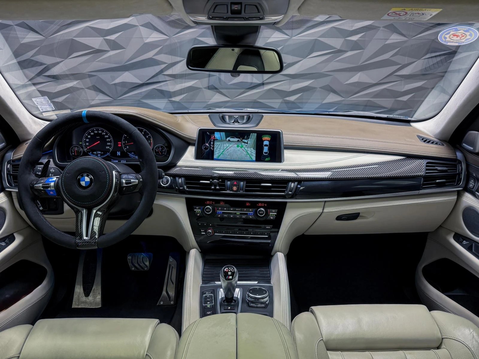 BMW X6 M XDRIVE* M-PACK* B&O* CAM* PANO* HUD* ОБДУХВ* MEM, снимка 12 - Автомобили и джипове - 55664140