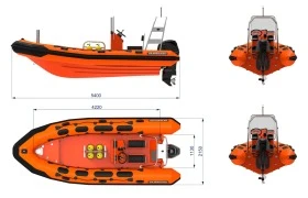 Надуваема лодка Vanguard TX-540, снимка 1 - Воден транспорт - 46535132