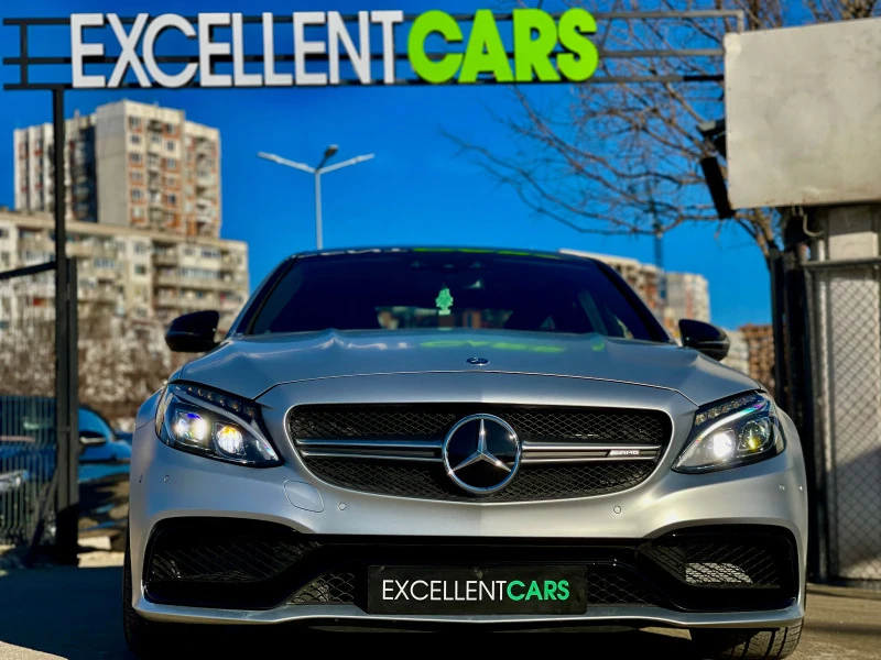 Mercedes-Benz C 63 AMG S* CERAMIC* SILVER-MAT* UNIQUE* SWISS* 5 TYPE DRIV, снимка 7 - Автомобили и джипове - 43675949