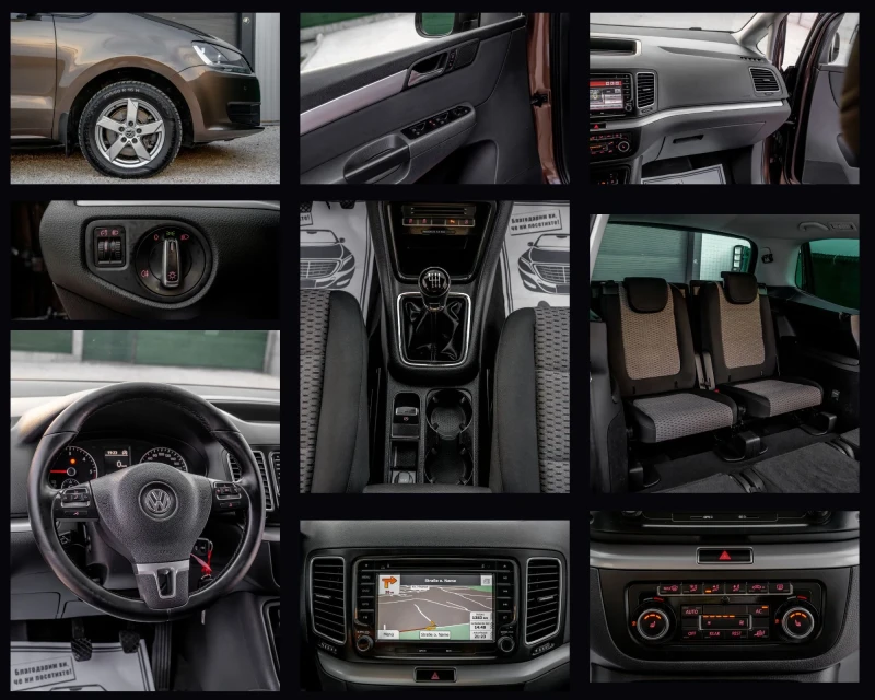 VW Sharan 2 0tdi 6sk 7m, снимка 15 - Автомобили и джипове - 51097989